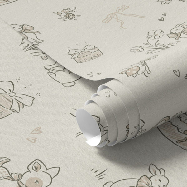 Wall Murals Cute forest scene with deer, rabbits and bees a00215 Wall Murals Cute forest scene with deer, rabbits and bees a00215