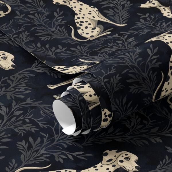 Wall Murals Dalmatians on a dark background a00121 Wall Murals Dalmatians on a dark background a00121
