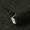 Wall Murals Dark ornament with plants in classic style a00412