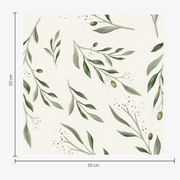 Wall Murals Delicate green olive branches a00030 Wall Murals Delicate green olive branches a00030