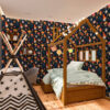Wall Murals Fairy gnomes and starry night a00077