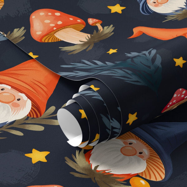 Wall Murals Fairy gnomes and starry night a00077 Wall Murals Fairy gnomes and starry night a00077