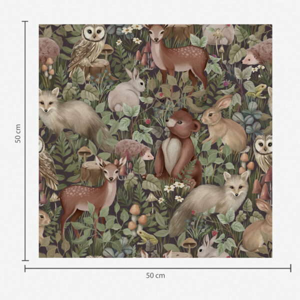 Wall Murals Forest animals in fairy tale style a00156 Wall Murals Forest animals in fairy tale style a00156