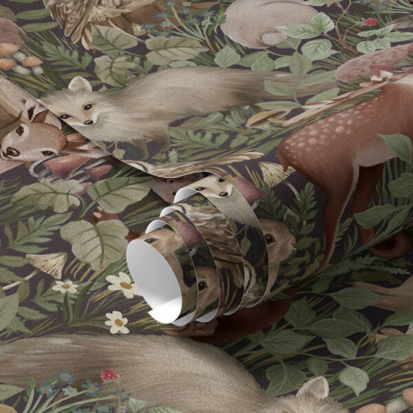 Wall Murals Forest animals in fairy tale style a00156 Wall Murals Forest animals in fairy tale style a00156