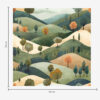 Wall Murals Funny hills with trees a00091
