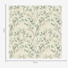Wall Murals Gentle twisted twigs with leaves a00071