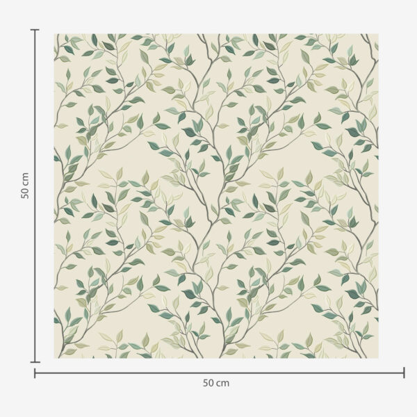 Wall Murals Gentle twisted twigs with leaves a00071 Wall Murals Gentle twisted twigs with leaves a00071