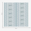 Wall Murals Geometry with Ukrainian embroidery on a blue background a00139
