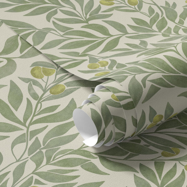 Wall Murals Green olive branches a00026 Wall Murals Green olive branches a00026