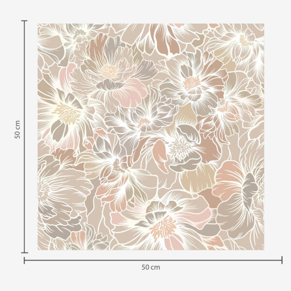 Wall Murals Large flowers with colorful petals in pastel shades a00020 Wall Murals Large flowers with colorful petals in pastel shades a00020