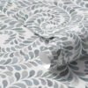 Wall Murals Leafy spirals in cool gray-blue tones a00602v1