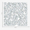 Wall Murals Leafy spirals in cool gray-blue tones a00602v1