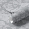 Wall Murals Light flowers on grey background a00129v1