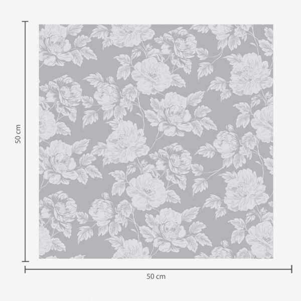 Wall Murals Light flowers on grey background a00129v1 Wall Murals Light flowers on grey background a00129v1