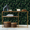 Wall Murals Lush tree crowns and colorful mushrooms a00087