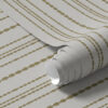 Wall Murals Minimalist pattern in the form of golden drops in a vertical strip a00448