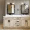 Wall Murals Minimalist pattern in the form of golden drops in a vertical strip a00448