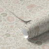 Wall Murals Morris style: peonies and grasses in soft beige-greens a00581