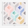 Wall Murals Multicolored parallelepipeds a00008