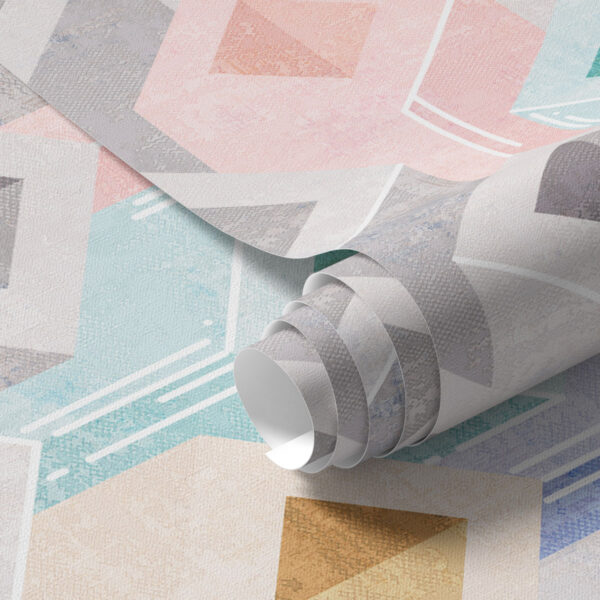 Wall Murals Multicolored parallelepipeds a00008 Wall Murals Multicolored parallelepipeds a00008