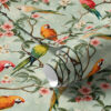 Wall Murals Multicolored parrots on branches a00088