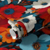 Wall Murals Multicoloured flowers a00542