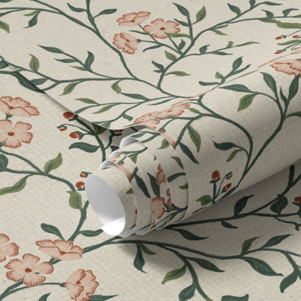 Wall Murals Openwork branches with coral flowers, floral pattern a00221 Wall Murals Openwork branches with coral flowers, floral pattern a00221