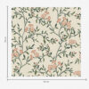 Wall Murals Openwork branches with coral flowers, floral pattern a00221
