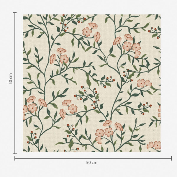 Wall Murals Openwork branches with coral flowers, floral pattern a00221 Wall Murals Openwork branches with coral flowers, floral pattern a00221