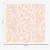 Wall Murals Pale pink floral elements on a pink background a00290