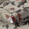 Wall Murals Peonies in retro style on a beige background a00107