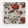 Wall Murals Peonies in retro style on a beige background a00107
