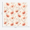 Wall Murals Pink poppies on stems a00083