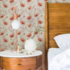 Wall Murals Pink poppies on stems a00083