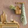 Wall Murals Rhombuses and graphic lines in earthy tones a00141v1