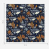 Wall Murals Sea whales and corals on a dark background a00116