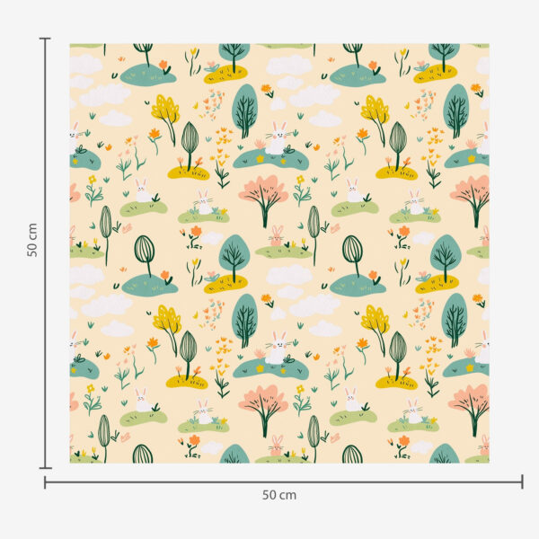 Wall Murals Small trees and rabbits a00081 Wall Murals Small trees and rabbits a00081