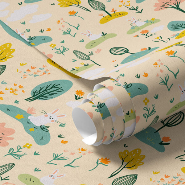 Wall Murals Small trees and rabbits a00081 Wall Murals Small trees and rabbits a00081