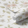 Wall Murals Small watercolor flowers in pastels on white a00596v1