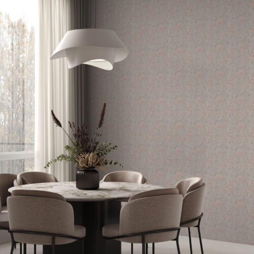 Wall Murals Soft pastel flowers in art nouveau style a00394