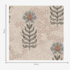 Wall Murals Stylized flowers and seeds on warm beige a00604