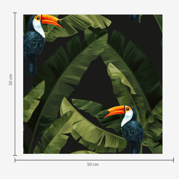 Wall Murals Toucan in Tropical Leaves a00415