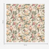 Wall Murals Tropical birds on flowering branches in pastel colors a00199