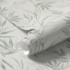 Wall Murals Watercolor leaves in cold shades, minimalist design a00225