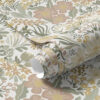 Wall Murals Watercolour wildflowers on a cream background a00154