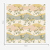 Wall Murals Wavy meadow flowers in pastel minimalist style a00396
