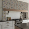 Wall Murals Wildflowers and butterflies in soft watercolor style a00389