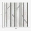 Wall Murals Wood panel effect in light gray color a00055